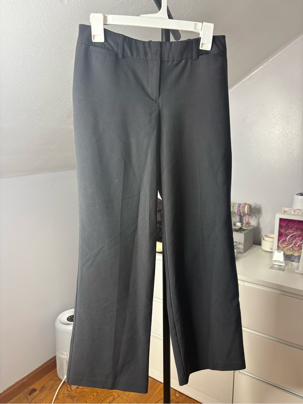 George Black Dress Pants with Signature Label
